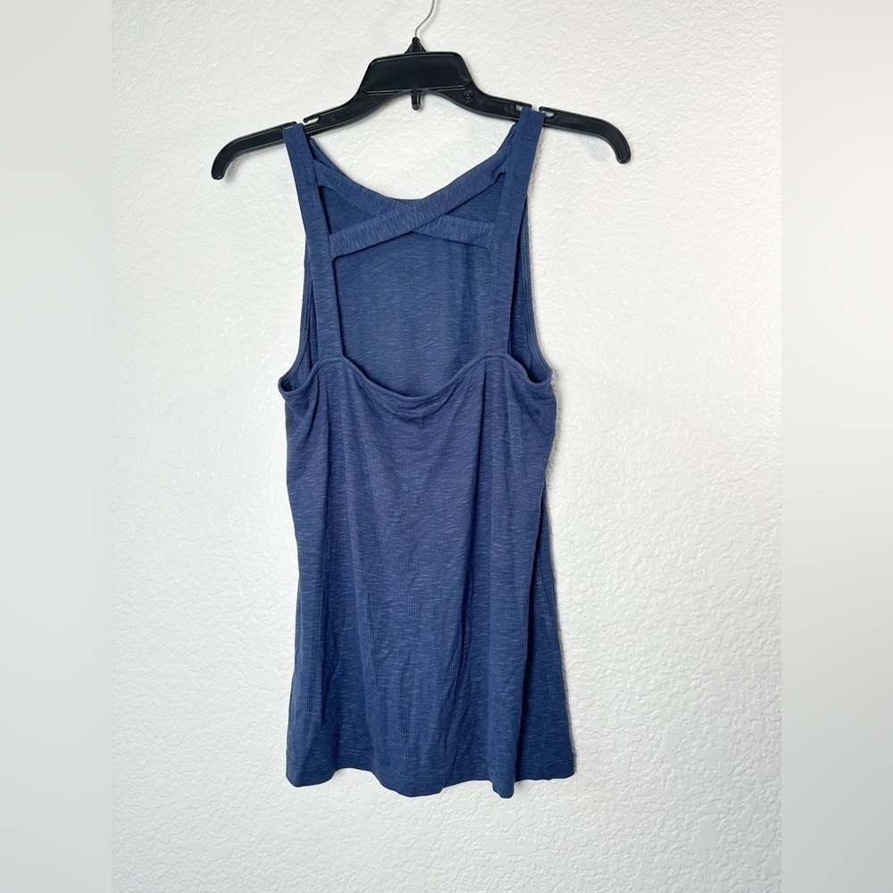Doe & Rae Blue Tank Top - Picture 2 of 3